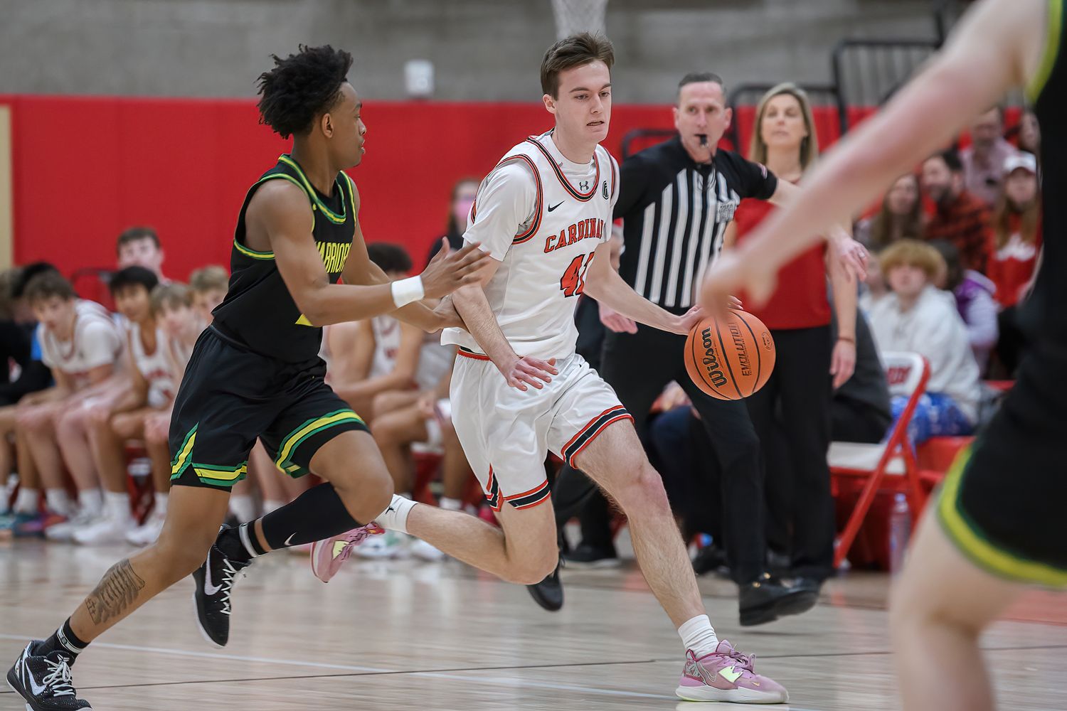 1 Lincoln vs Cleveland boys basketball 6A Oregon second round March 4 2023 Ken Waz 2